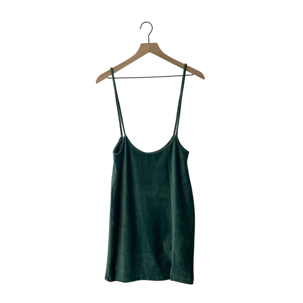Haley and june botique green velvet dress large